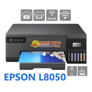 Máy in phun màu Epson EcoTank L8050